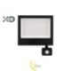 LED prožektorius SMD Mola 100W 4500K juodas PIR