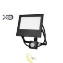 LED prožektorius SMD Mola 50W 4500K juodas PIR