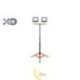 LED prožektorių rinkinys SMD Mola2 su stovu 2x100W 450