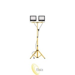 LED prožektorių rinkinys SMD Tiga su stovu 2x100W 4500K