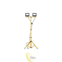 LED prožektorių rinkinys SMD Tiga su stovu 2x50W 4500K