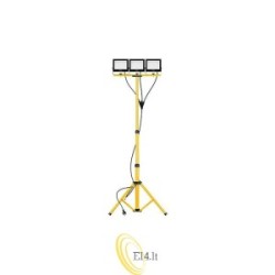LED prožektorių rinkinys SMD Tiga su trikoju 3x50W 4500K