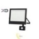 LED prožektorius SMD Mola2 100W 4500K juodas PIR