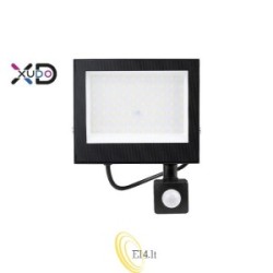 LED prožektorius SMD Mola2 50W 4500K juodas PIR