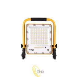 LED prožektorius SMD Siga nešiojamas 50W 10AH