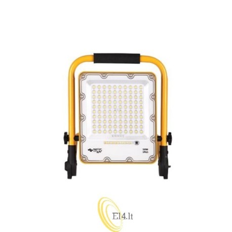 LED prožektorius SMD Siga nešiojamas 50W 10AH