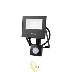 LED prožektorius SMD Tiga 20W 4500K juodas PIR