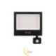 LED prožektorius SMD Tiga 100W 4500K juodas PIR