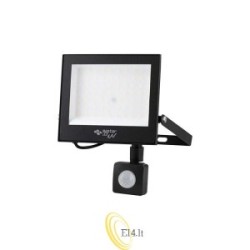 LED prožektorius SMD Tiga2 50W 4500K juodas PIR