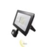 LED prožektorius SMD Vega 50W 4500K juodas su PIR jutikliu