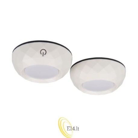 LED pošvietimo lempa 2x 2LED 4000K balta