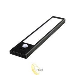 Pošvietė LED USB PIR Kumo 20 cm 1 W juoda