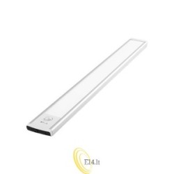 Po spintelės lempa USB PIR Kumo 40 cm 2,5 W sidabrinė