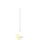 Pošvietė LED USB PIR Kumo 80 cm 5 W sidabrinė