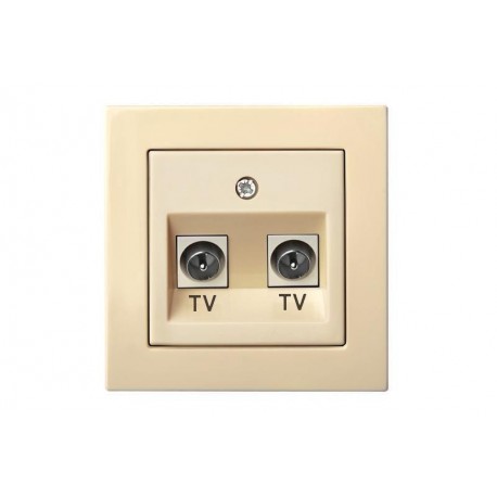 Įleistinis TV: DVB-T ir SAT lizdas