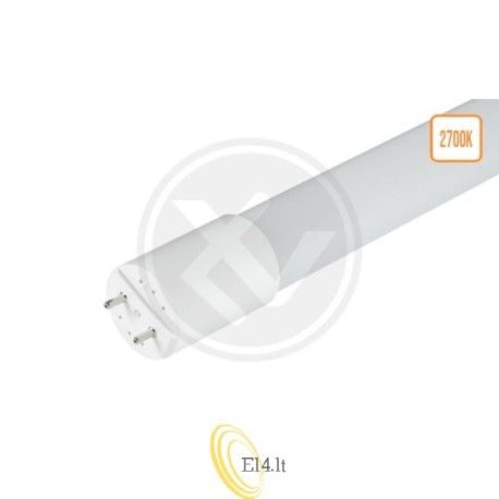 LED vamzdelis T8 120 cm 2700K 18W 230V vienpusis