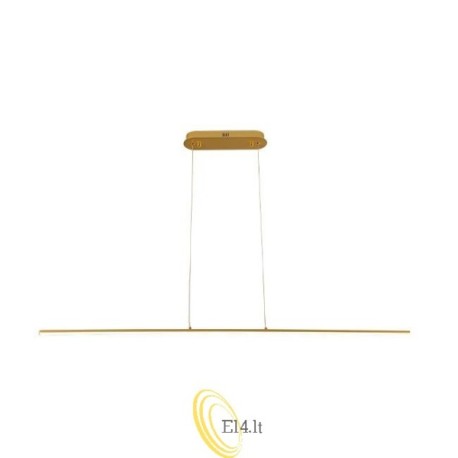 Pakabinama LED lempa Kiki 20W 120cm 4000K auksinė