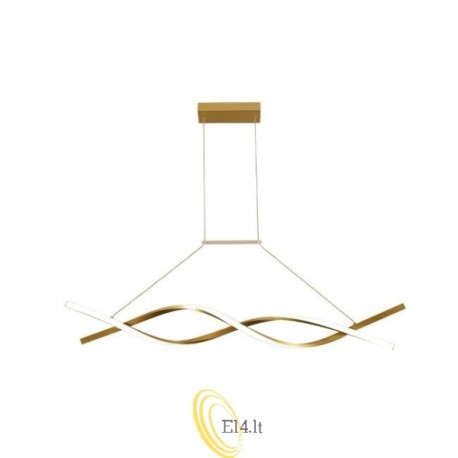 Pakabinama LED lempa Kono 33W 100cm 4000K auksinė