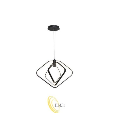 Pakabinama LED lempa Mesto 39W 47x35cm 4000K juoda