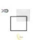 LED sietynas 27W 45x35cm juodas CCT su nuotolinio valdymo pultu