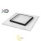 LED sietynas 32W 40x40cm 4000K juodas