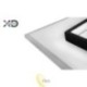 LED sietynas 32W 40x40cm 4000K juodas