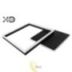 LED sietynas 40W 55x47cm 4000K juodas