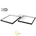 LED sietynas 45W 69x52cm juodas CCT su nuotolinio valdymo pultu