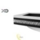 LED sietynas 46W 40x40cm 4000K juodas