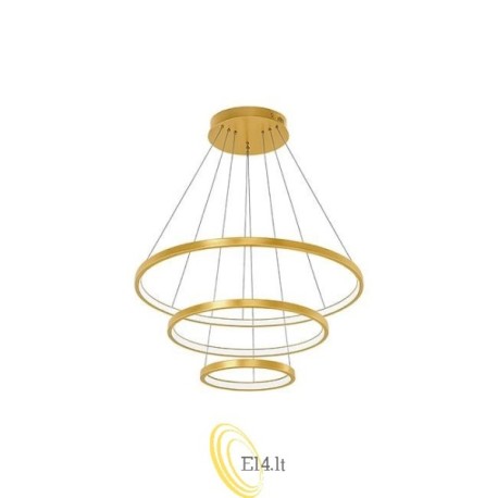 LED sietynas Coma 20/40/60cm 77W auksinis