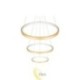 LED sietynas Coma 20/40/60cm 77W auksinis