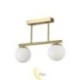 LED sietynas E27 Bali-12 38 cm x2 auksinis