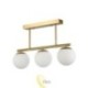 LED sietynas E27 Bali-12 47 cm x3 auksinis