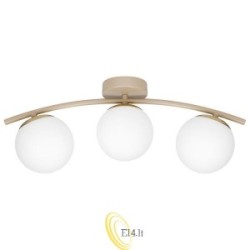 LED sietynas E27 Bali-12 51cm x3 bėžinis+auksinis