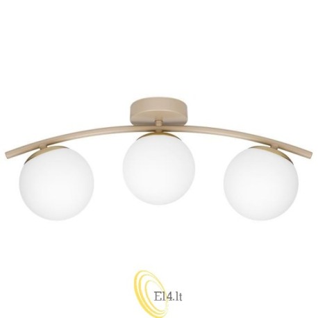 LED sietynas E27 Bali-12 51cm x3 bėžinis+auksinis