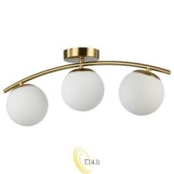 LED sietynas E27 Bali-12 51 cm x3 auksinis