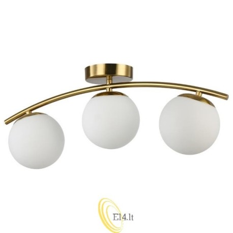 LED sietynas E27 Bali-12 51 cm x3 auksinis