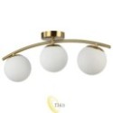 LED sietynas E27 Bali-12 51 cm x3 auksinis