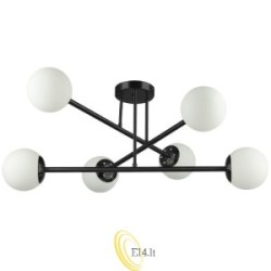 LED sietynas E27 Bali-12 74cm x6 juodas