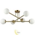 LED sietynas E27 Bali-12 74 cm x6 auksinis