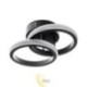 LED liustra Nebula Lyra 28x18x9cm 13W juoda