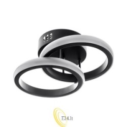 LED liustra Nebula Lyra 28x18x9cm 13W juoda