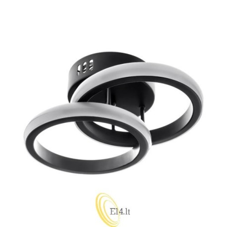 LED liustra Nebula Lyra 28x18x9cm 13W juoda