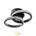 LED liustra Nebula Lyra 28x18x9cm 13W juoda