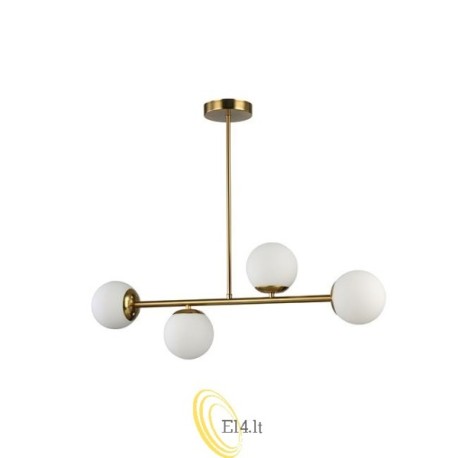 LED sietynas E27 Bali-12 75 cm x4 auksinis