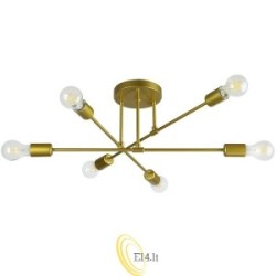 LED sietynas E27 Eliot 70 cm x6 auksinis