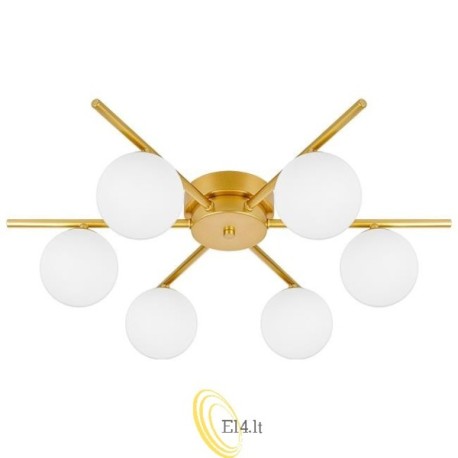 LED sietynas G9 Bali-10 58 cm x6 auksinis