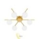LED sietynas G9 Bali-10 58 cm x6 auksinis