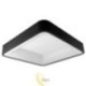 LED liustra Galaxis Aries 40x40x8cm 54W juoda