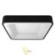 LED liustra Galaxis Aries 40x40x8cm 54W juoda